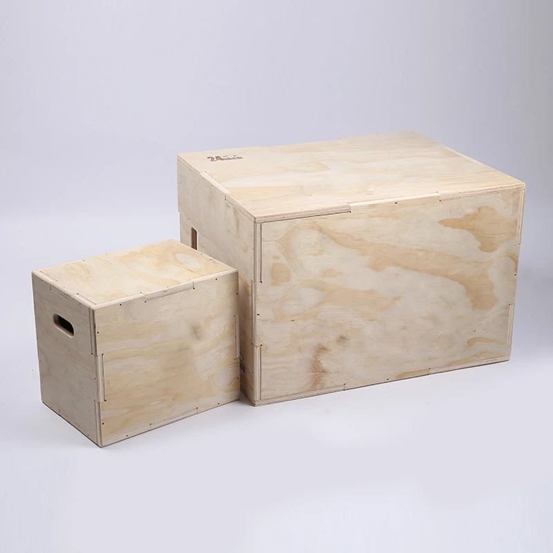Box Jump Plyo - 2026 3-in-1 Montierbare Holz-Plyo-Box für Yoga
