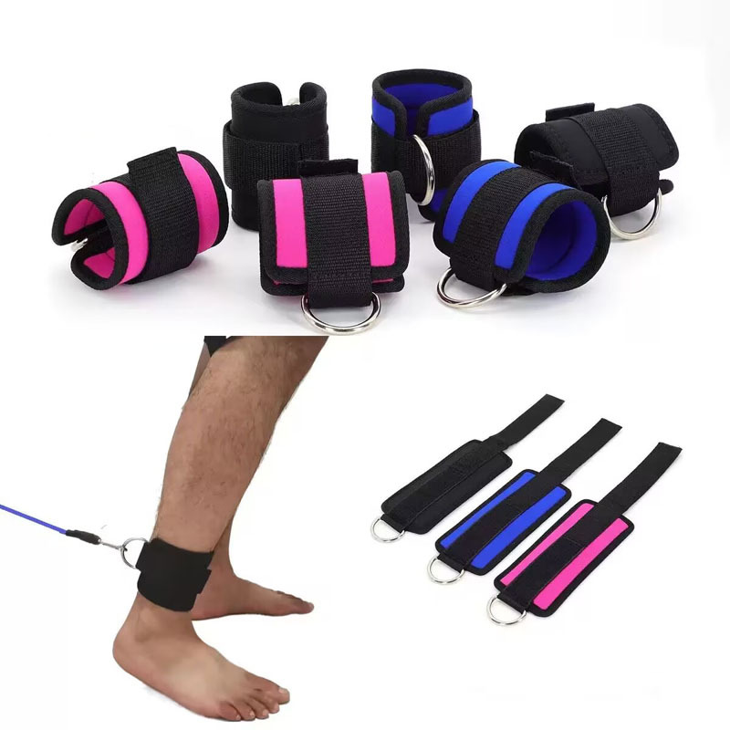 Gear For Crossfit - Einzelne D-Ring-Knöchelriemen, Fuß-Knöchelstütze und -schutz, Crossfit-Beinrollenriemen,