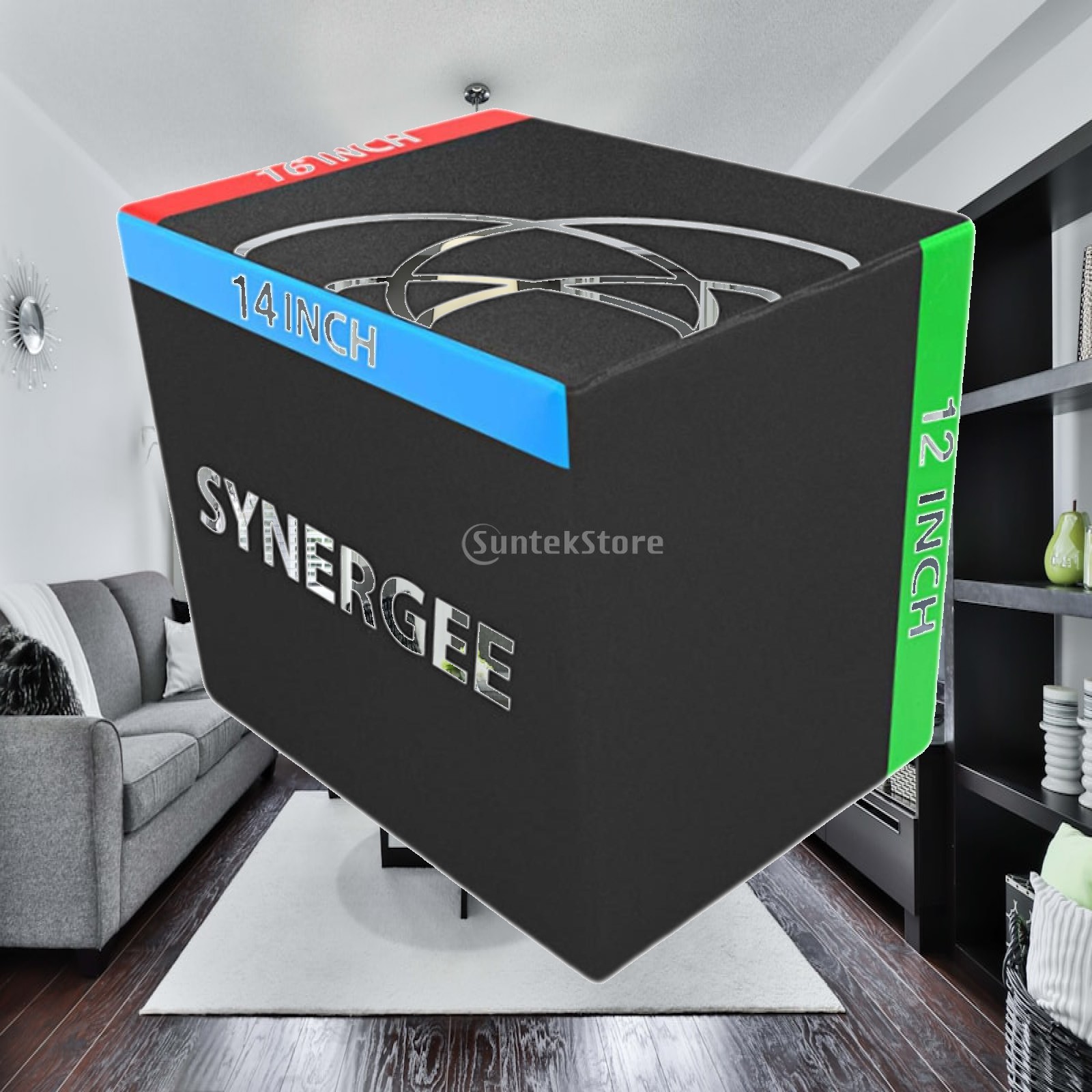 Box Jump Plyo - Plyometrische Sprungbox für Heimfitness, Rutschfeste Konditions-