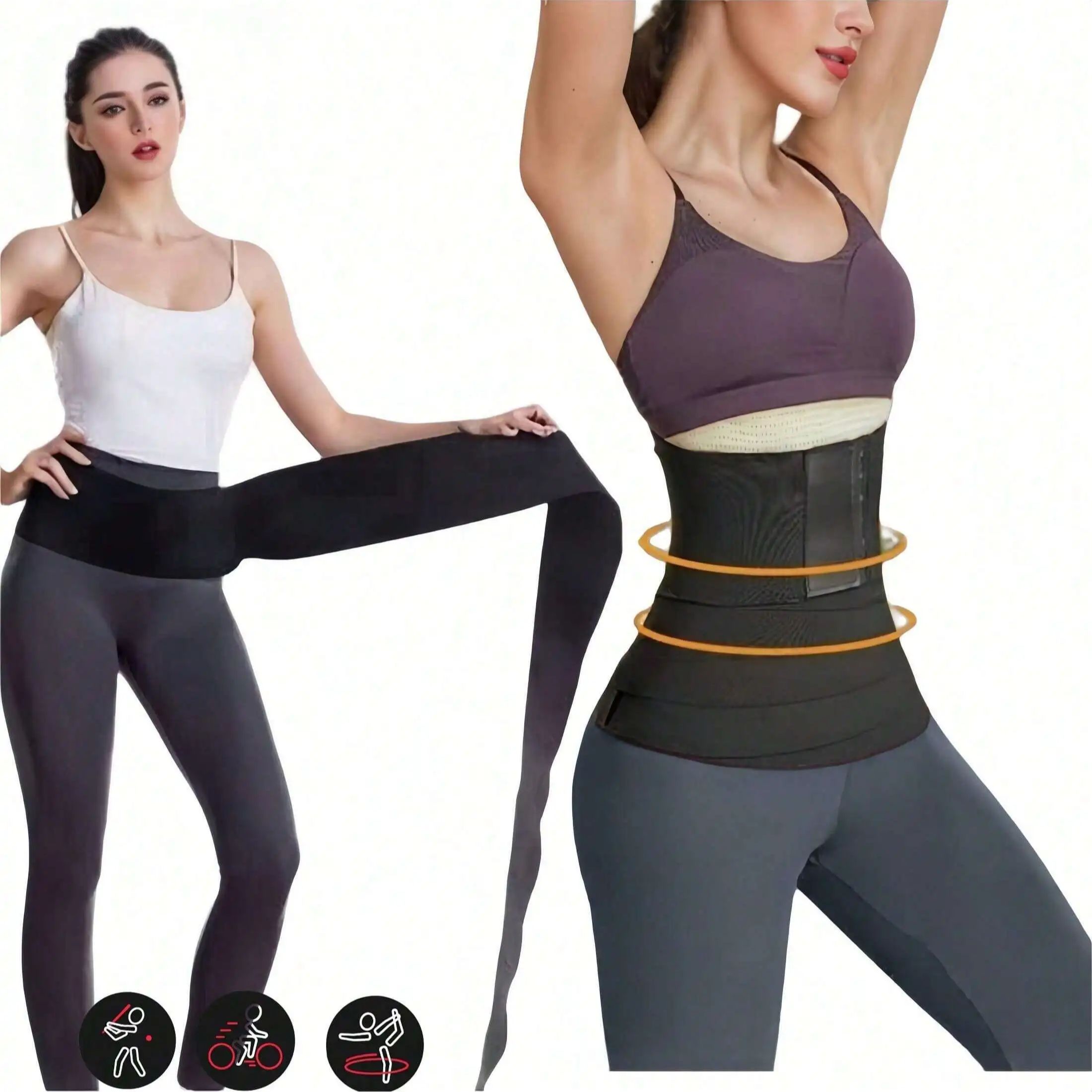 Pull Up Assist Band - Taillenbandagen-Gürtel für Frauen, 118 Zoll, Bauchweggürtel,