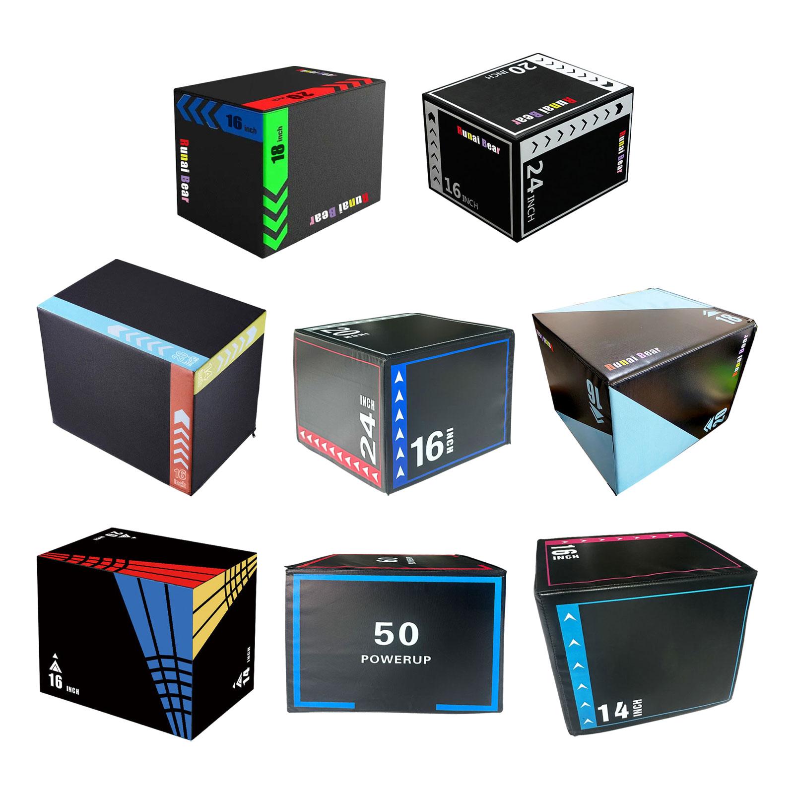 Box Jump Plyo - Plyo Jumping Übungsbox, tragbare Aufwärtsbox für