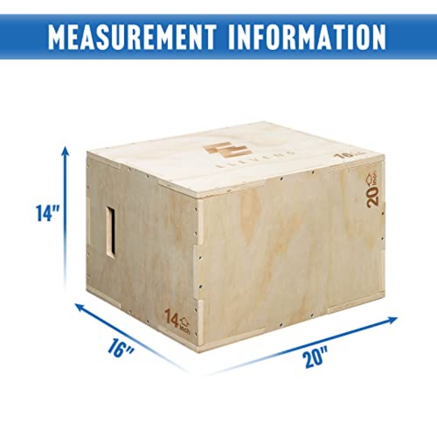 3-in-1 Holz-Plyobox für Sprung – Box Jump Plyo Bewertung und Preis