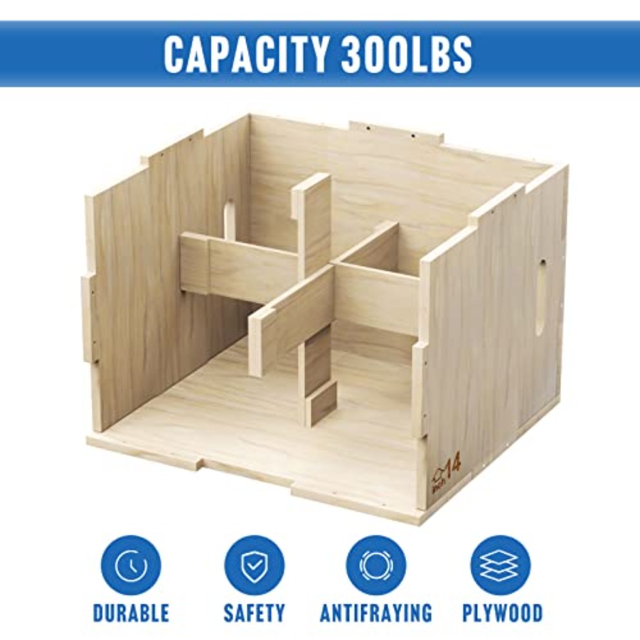 3-in-1 Holz-Plyobox für Sprung – Box Jump Plyo Bewertung und Preis