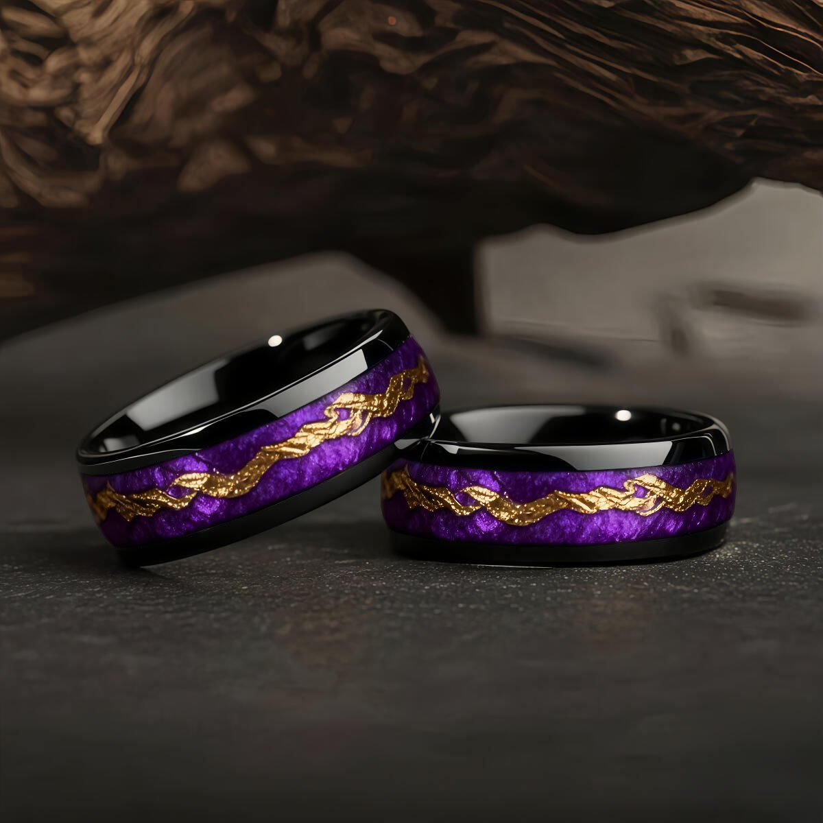 Modischer schwarzer Herrenring – Gymnastic Ring Wood Bewertung und Preis