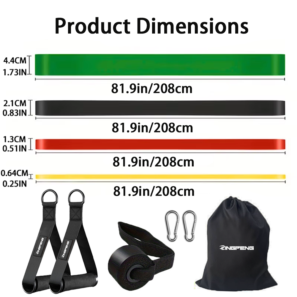 10-teiliges 4-Stufen-Widerstan – Pull Up Assist Band Bewertung und Preis
