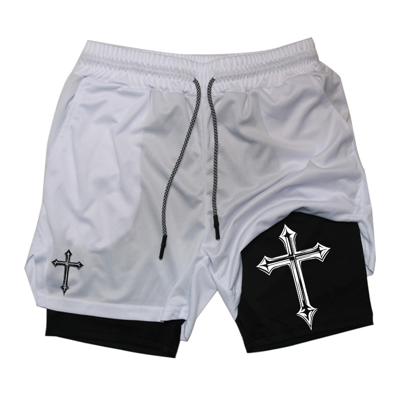 Cross Print 2-in-1 Workout-Lau – Crossfit Fitness Gear Bewertung und Preis