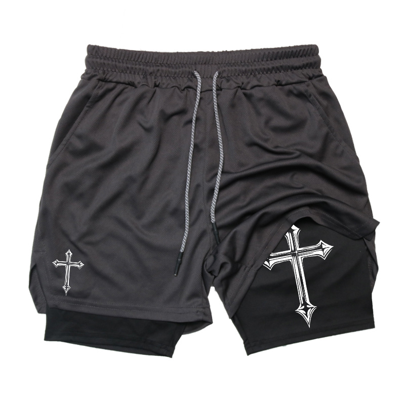Cross Print 2-in-1 Workout-Lau – Crossfit Fitness Gear Bewertung und Preis