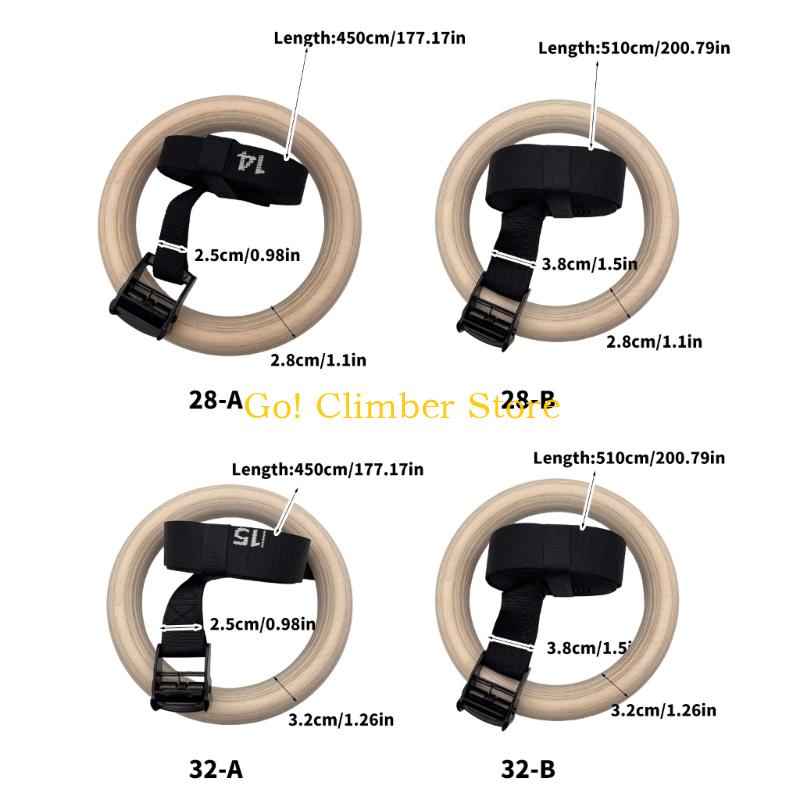 Q84C Verstellbare Holz-Gymnast – Gymnastic Ring Wood Bewertung und Preis