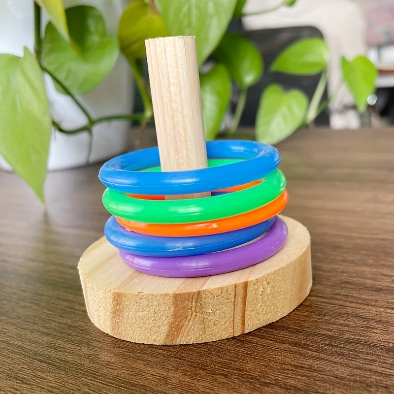 Interaktives Papageien-Ring-Sp – Gymnastic Ring Wood Bewertung und Preis