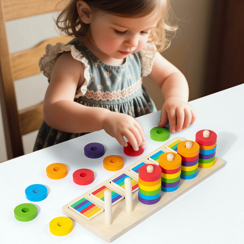 Montessori Gedächtnistraining  – Gymnastic Ring Wood Bewertung und Preis