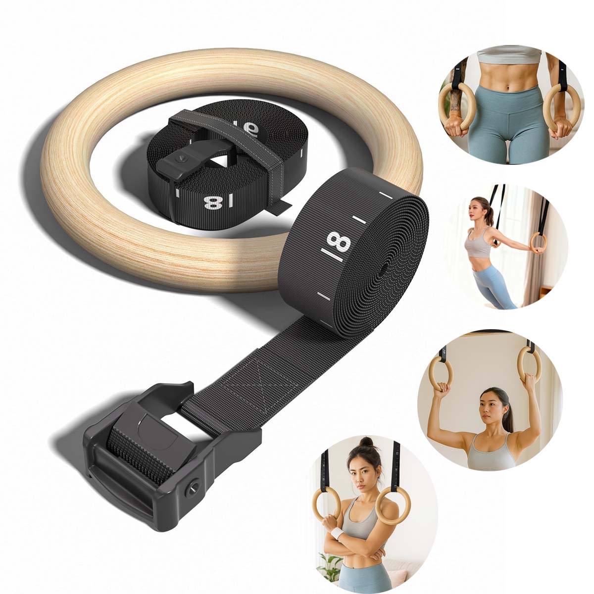 Verstellbare Gymnastikringe au – Gymnastic Ring Wood Bewertung und Preis